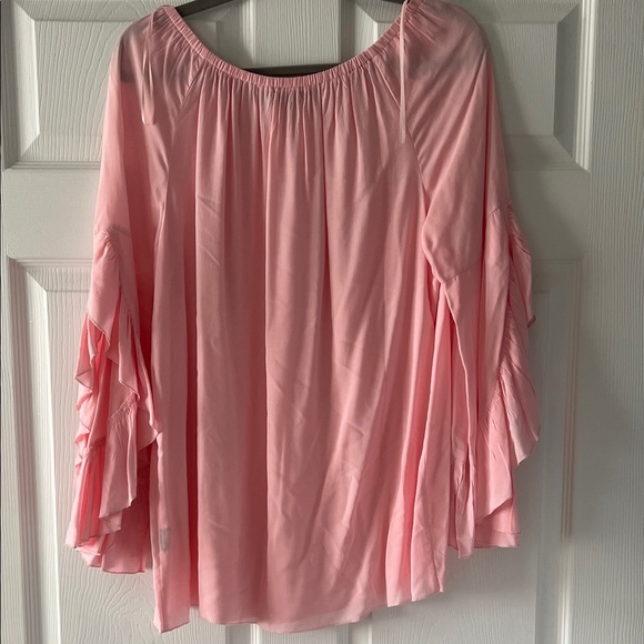 Fever Pink Ruffled Women's Blouse - Picture 4 of 5